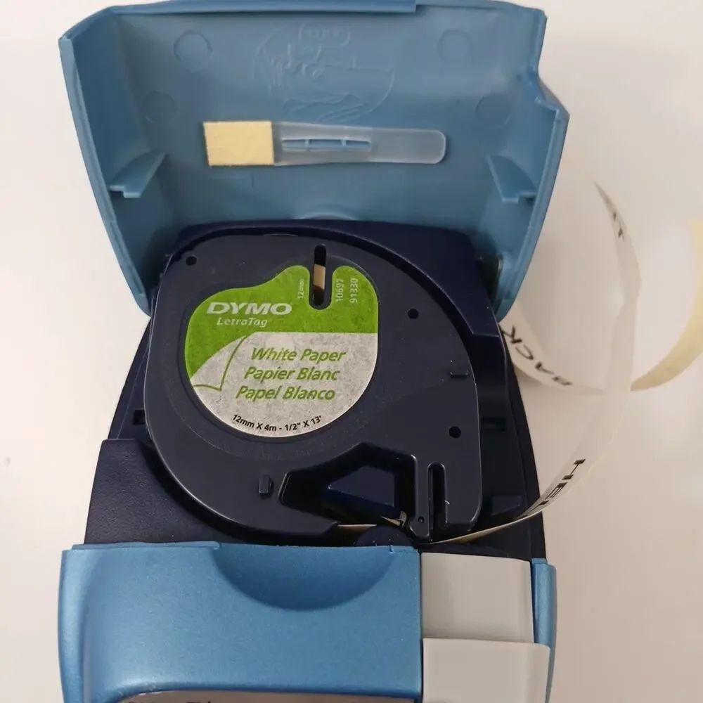 Dymo Letra Tag Label Maker Handheld Blue